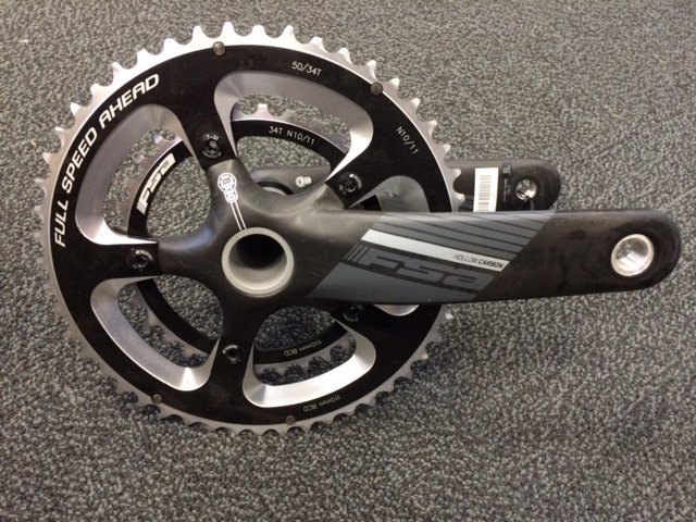 fsa hollow carbon crankset bb30